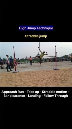 Duluba Besra’s Perfect Straddle Jump 🔥 | Practical Class Skills #bped #fieldevents #straddle