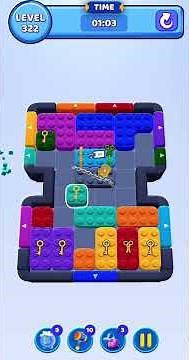 Color Block Jam Level 322 Solution Walkthrough#colorblockjam #gaming #games #colorblockjamgame #game