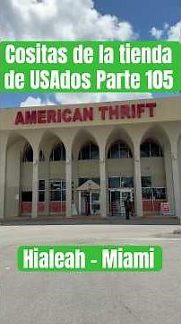 Things I find at the thrift store in Miami - Part 105 American Thrift