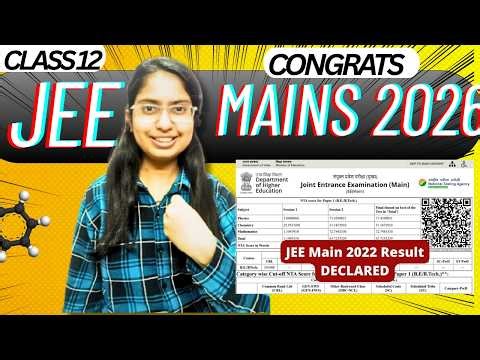 JEE Mains 2026 -RESULT OUT||LIVE||Congrats To all