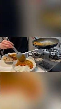 【こくまろバターチキンカレー】お手軽なのにハマる美味しさ！全編動画もご覧いただけると嬉しいです✩ #料理記録#ごはん記録#料理#バターチキンカレー#こくまろバターチキンカレー