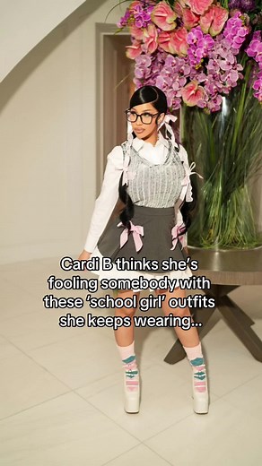 Cardi B School Girl Outfits: Fashion Inspiration