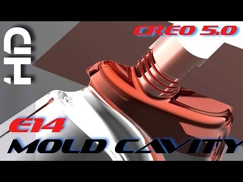 E14 Creo Parametric 5.0 - Basic Bottle Mold Tutorial