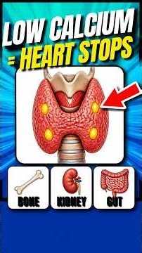What happens when your calcium drops too low #physiology #medical