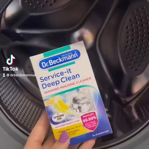 How clean is your machine? 🧺 Service-it Deep Clean eliminates bacteria, fungi & viruses 🦠 = a hygienically fresh machine! ✅ Video credit: @sammys_liffe 💙 | Dr. Beckmann