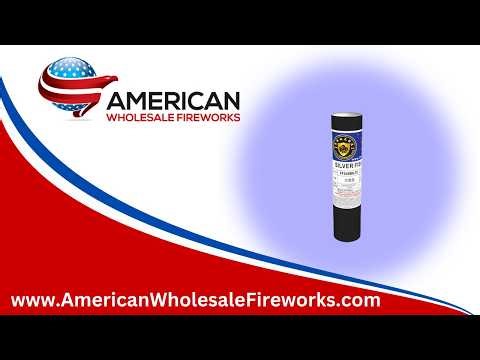 Shell - 40mm Silver Fish (PFX40MN-FS) ... Available at American Wholesale Fireworks!