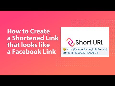 How to create a shortened link that looks like a Facebook link (2025 Update)