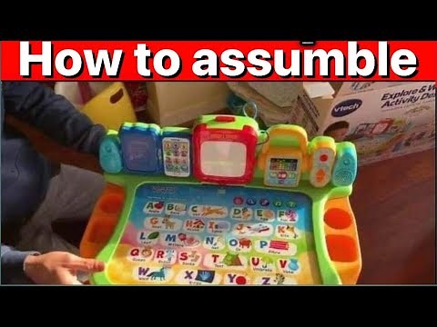 Touch and learn Activity Desk Deluxe from Vtech | unBoxing | how to assemble