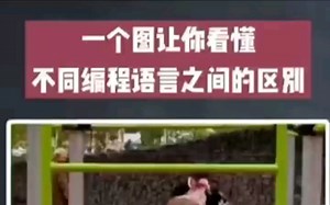 一个图让你看懂不同编程语言之间的区别！