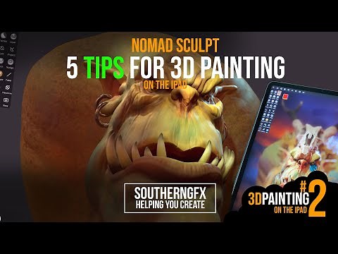 NOMAD TUTORIAL - 5 beginners tips for painting in 3d
