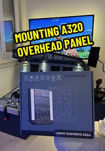 Timelapse of A320 Overhead Panel Mounting Process