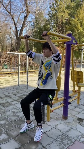 Outdoor Pull-Down Exercise Machine Workout Guide