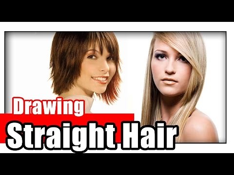 How to Draw Straight Hair the Easy Way