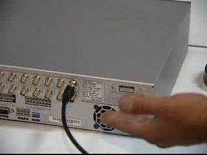 How to install security camera to standalone DVR with cables