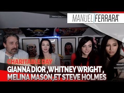 Gianna Dior, Whitney Wright, Melina Mason et Steve Holmes - Charitable Day Noël 2018