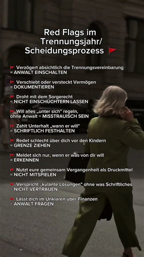 Red Flags im Trennungsjahr: Diese Anzeichen ignorierst Du besser nicht