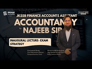Syllabus Analysis | FAQs I JKSSB FAA ACCOUNTANCY I NAJEEB SIR