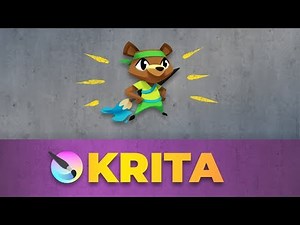 Create a Pro YouTube thumbnail with Krita: Graphic Design tutorial
