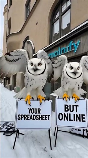 Ai owls, real apps, free trials ❤️ #spreadsheetmagic