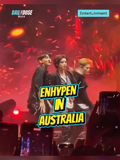 A huge milestone for ENHYPEN! The group is taking the stage in Australia for the very first time today, leading the lineup at