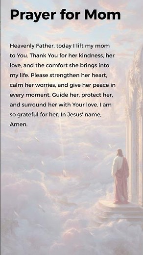 Prayer for Mom | A Beautiful Christian Prayer to Strengthen and Protect Your Mother