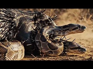 King python Vs Giant Porcupine “Ultimate Face-Off! 🐍 King Python Vs Giant Porcupine 🦔 — You Decide!”