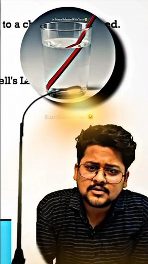 Concept of Refraction Of Light 🕯️ #shorts #cbse #class10th #music