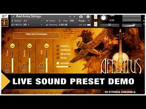 Afflatus Chapter I Strings (Live Sound Demo)