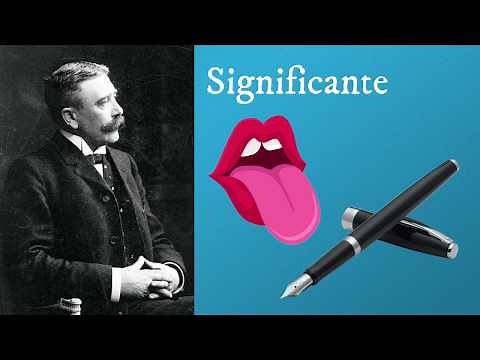 Significante y significado. Saussure
