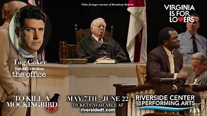 1.2K views · 31 reactions | Tomorrow is opening day for To Kill a Mockingbird! Riverside is proud to welcome home Tug Coker as he stars as Atticus Finch. Do you have your tickets yet? Student and teacher discount rates available for this show. Visit www.riversidedt.com for more information! #LiveTheatre #riversidecpa #tokillamockingbird | Riverside Center for the Performing Arts | Facebook