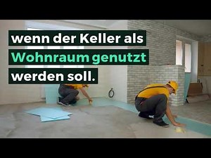 3 Möglichkeiten zur Kellerdämmung und -isolierung