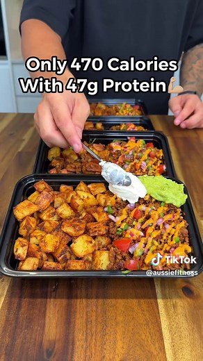 High Protein Loaded Taco Potato Bowls Recipe