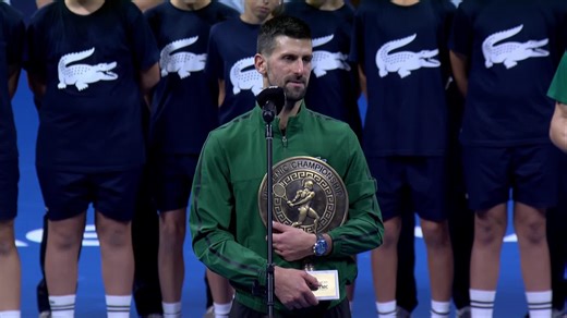 “Feels like home.” ❤️🏠🇬🇷 Novak Djokovic caps off a special win in Athens surrounded by loved ones. #HellenicChampionship | Tennis Channel