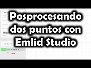 [GNSS] Posprocesando dos puntos estáticos con Emlid Studio