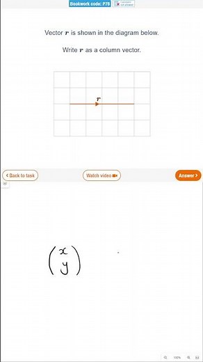 Column Vectors on Sparx #maths #teacher #sparx #gcse