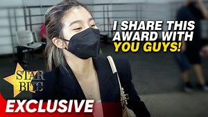 Belle is back from South Korea and, upon arrival, she expressed her gratitude for her He’s Into Her co-stars and staff with whom she shares her award with. She also shares her experience onstage as she accepted her award at the Seoul International Drama Awards 2022. #BelleMariano #StarBits #SeoulInternationalDramaAwards2022 #BelleOutstandingAsianStar | ABS-CBN Film Productions Inc. (Star Cinema)