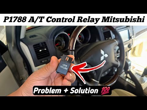 P1788 A/T Control Relay Mitsubishi pajero || Problem + Solution 💯