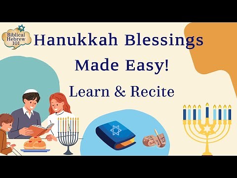 Hanukkah Blessings Made Easy: Simple Guide with Word-by-Word Pronunciation!