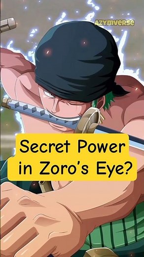 The Truth Behind Zoro’s Left Eye #anime #trending #shorts