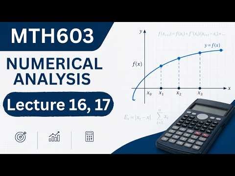 MTH603 Lecture 16 & 17 | Jacobi' s Method | MTH603 Short Lecture | MTH603 Numerical Analysis | VU