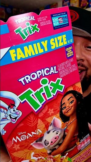 Moana Tropical Trix REVIEW #supercerealsunday
