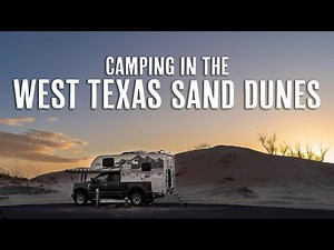 Escaping a West Texas Dust Storm to Camp in a Hidden Gem Monahans Sand Dunes Travel Series Road Trip