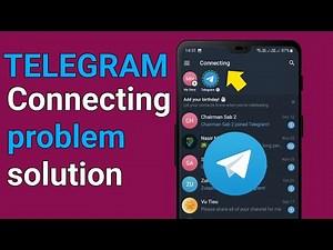 How to Fix Telegram Connecting problem | Telegram not working error