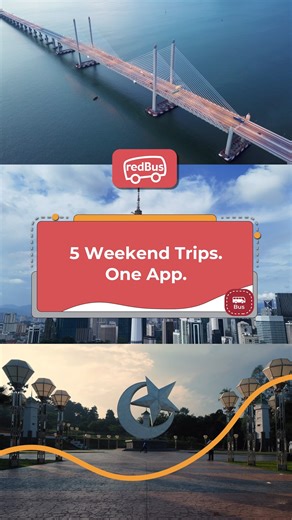 No idea where to go for weekend trip? No worries, we’ve got you covered 😎 ✅ New user : Use code REDBUSSHIOK to enjoy 25% OFF and 25% Cashback on your bus ticket! 📲 Book your bus ticket on redBus app now or visit https://www.redbus.sg/ #redBusSG #bus #bustomalaysia #familytrip #backpacker #solotravel #exploremalaysia #sgtomalaysia | redBus