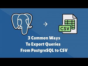 Export Queries Results Data From PostgreSQL To CSV Using pgAdmin, PSQL, and Python
