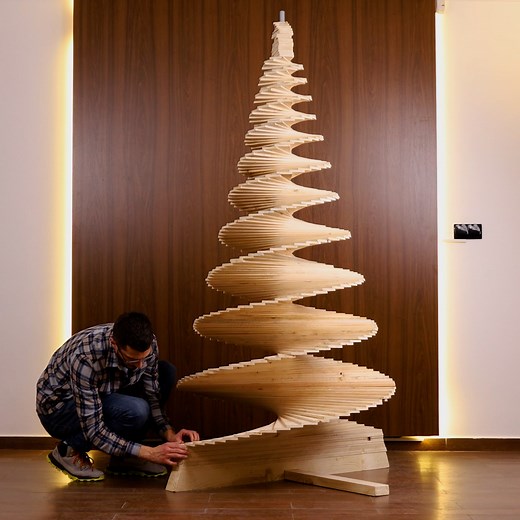 1.1M views · 3.5K reactions | Best christmas wooden tree ever! | Simple ideas | Facebook