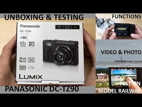 Panasonic DC TZ90 compact camera - Unboxing and review after first months of use for video and photo