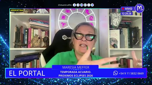 TEMPORADA ACUARIO. PROXIMOS ECLIPSES 2026 CON CORA NEGRONI, URZULA PAZ, MARESIA MEFFER Y MILLIE LAY | El portal