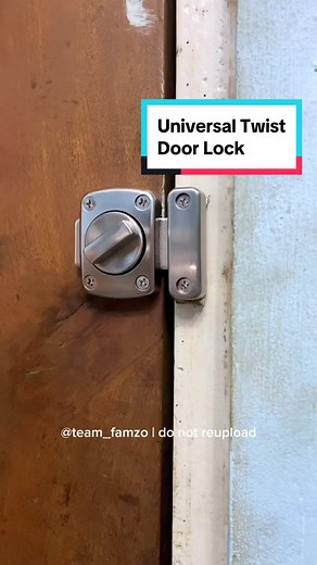 Universal Twist Lock Zinc Alloy Security Thicken Cast Barrel Bolt Slide Latch Bathroom Door