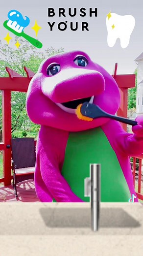 Barney Dinosaur Brushing Teeth Songs